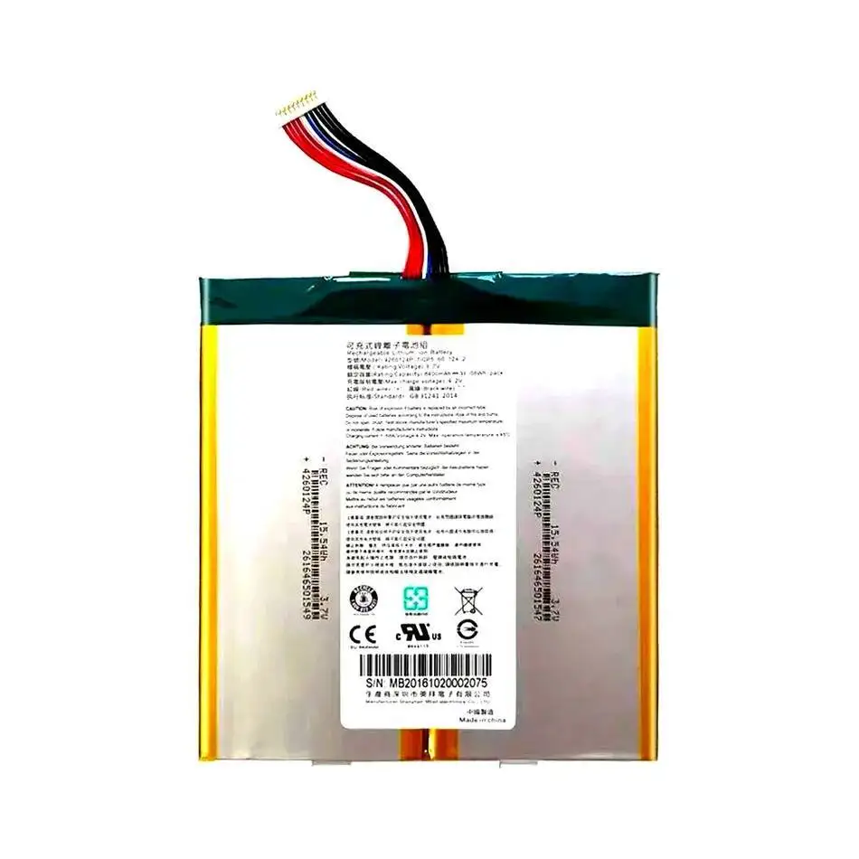 لشركة أيسر تبويب واحد 10 S1002 4260124P 8400Mah بطارية الجهاز اللوحي عالية السعة