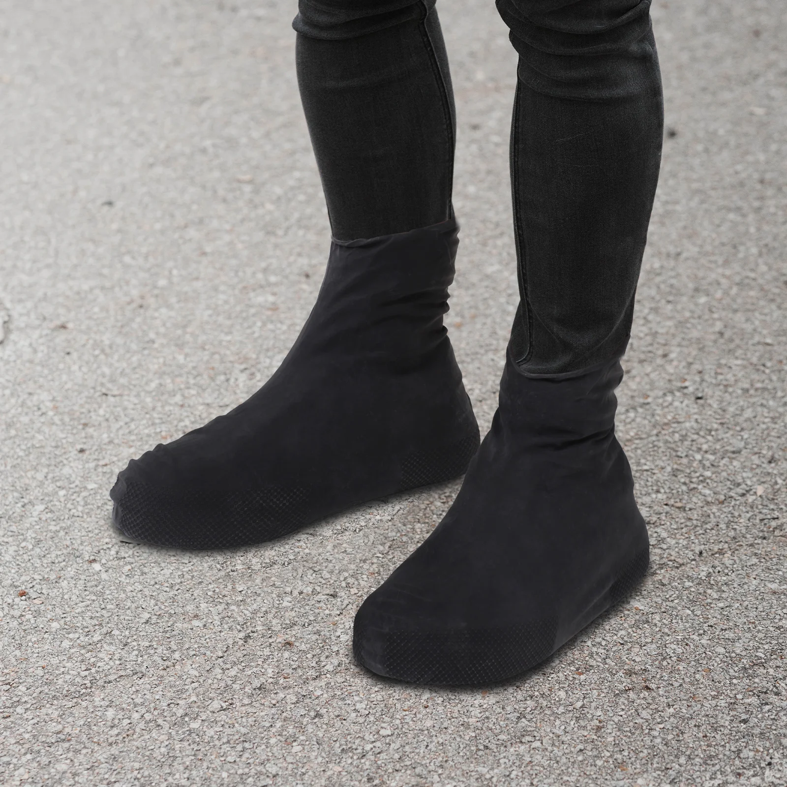

Shoe Covers for Rain Rainproof Nonslip Sneaker Baggage Elastic Travel