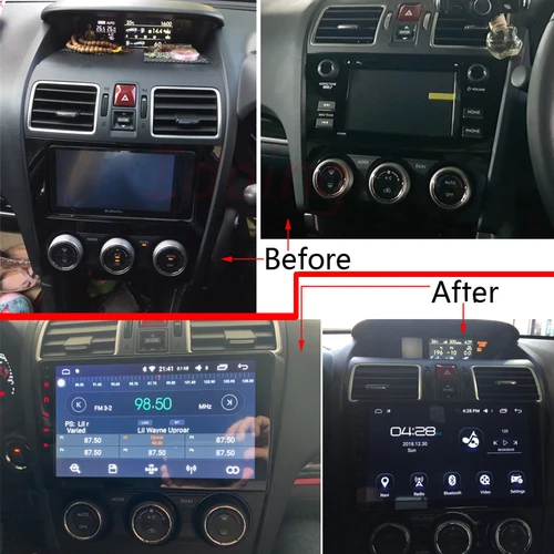 Imagen 2 del producto Autoradio Android 16 de 9 ""para Subaru Forester XV WRX 2012- 2015 2016 reproductor Multimedia navegación 2Din GPS DSP RDS unidad principal de DVD