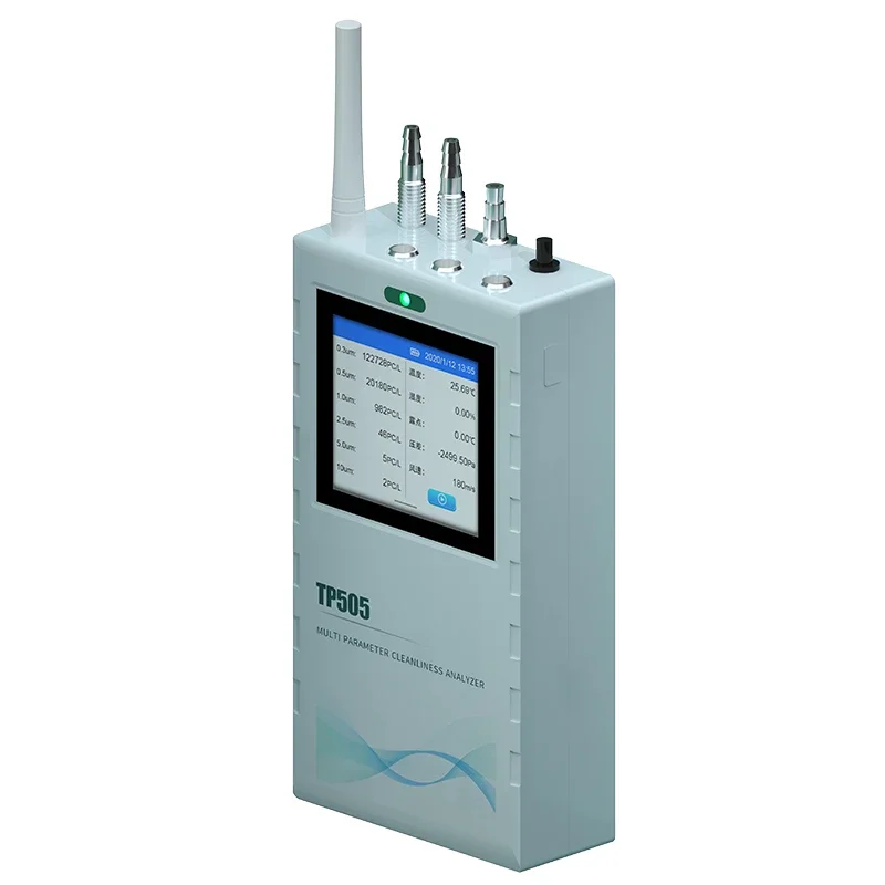 Wireless Rechargeable Particle Counters Air Dust Analyzer PM2.5 PM5 PM10 Particle Size Analyzer