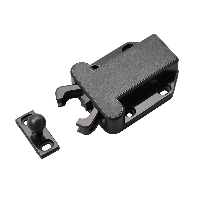 Push To Open Cabinet Catch, Non-Magnetic Touch Latches, Door Stop Rebound Self-Locking Device for Cupboard Drawer Wardrobe