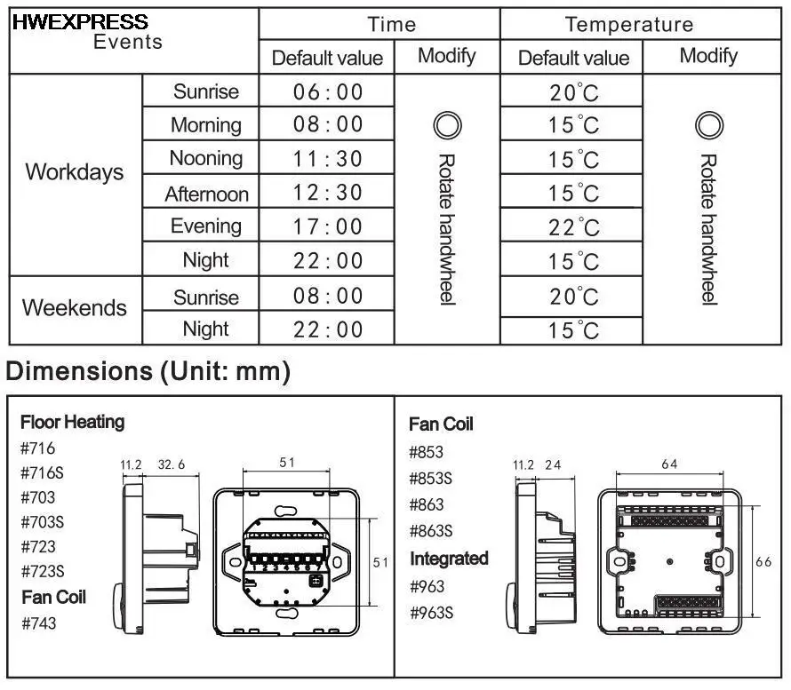 WiFi Smart Thermostat Warm Electric Floor Heating Water/Gas Boiler Temperature Remote Controller APP Work with Google Home Alexa