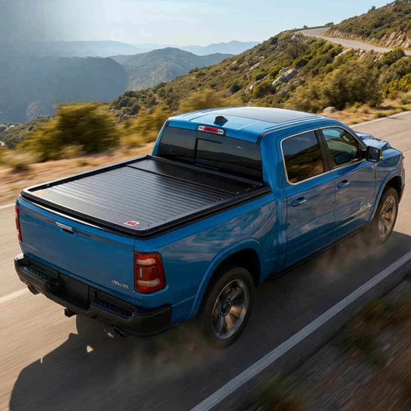 High Quality Alloy Electric Retractable Roller Tonneau Cover With Locking Waterproof Function Replacement Parts Fit for Multi Se