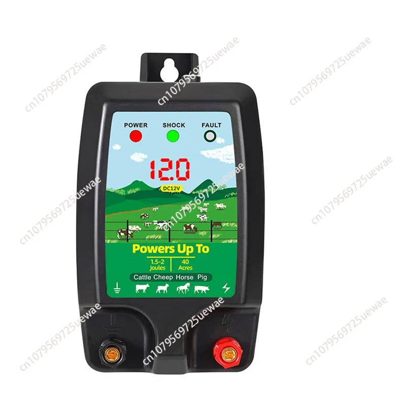 

Electronic Fence Charger For Livestock 10KM Electronic Fence Charger High Voltage Controller For Sheep Cattle EU-Plug