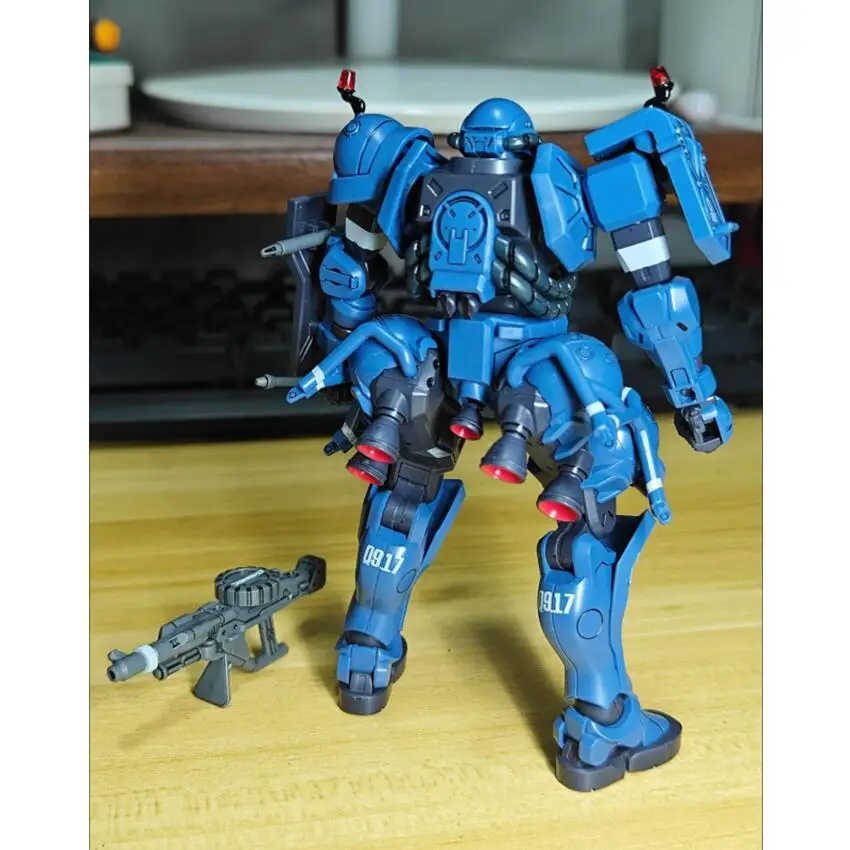Decalcomanie per acqua di neve fiammeggiante HG-112 per MS-06-SSP Polizia Zaku Adesivo per acqua fluorescente ad alta precisione Hobby Accessori modello fai da te