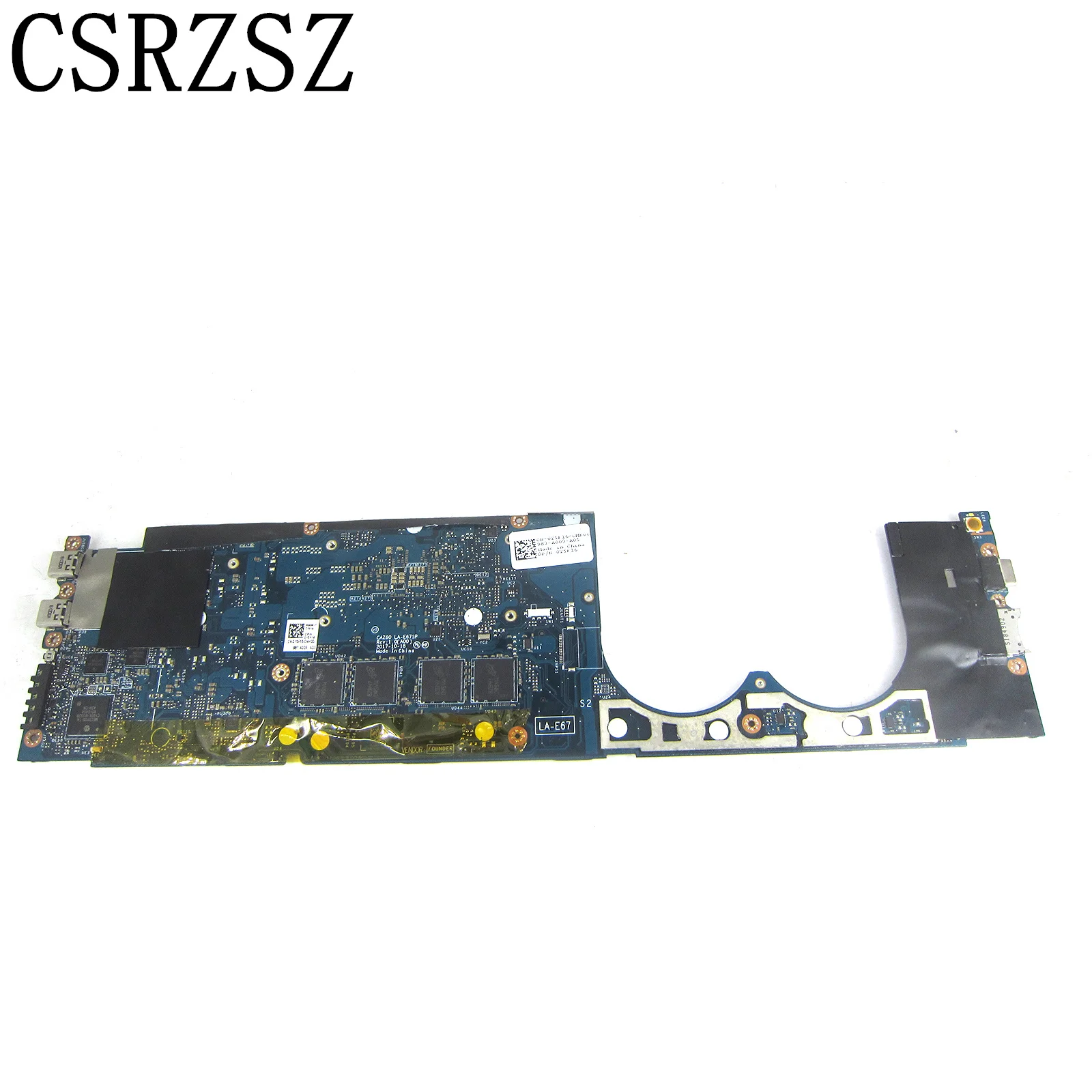 

Материнская плата для ноутбука Dell XPS 13 9370 LA-E671P CN-0Y5F16 с процессором I5-8250u 16 ГБ протестирована