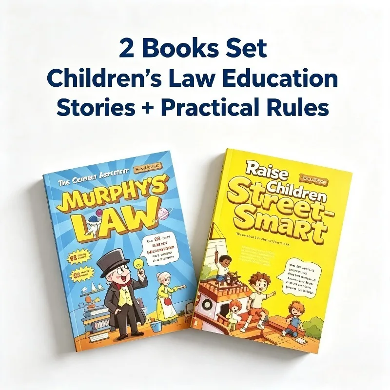 Murphy's Law & Street-Smart Educational Comic Books: Kids Growth Mindset, Life Skills, ProblemSolving, Parent-Child Holiday Gift