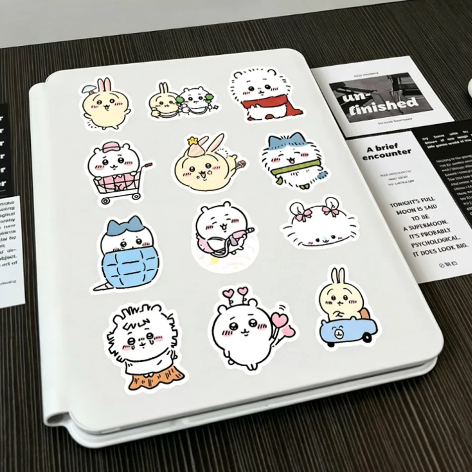Meistverkaufte 100 Stück Kawaii Jiikawa Cartoon-Aufkleber Dekorative Schreibtisch-Laptop-Scrapbook-Gepäck-Aufkleber Niedliche Graffiti-Sticker als Geschenk für Kinder – Detail 10