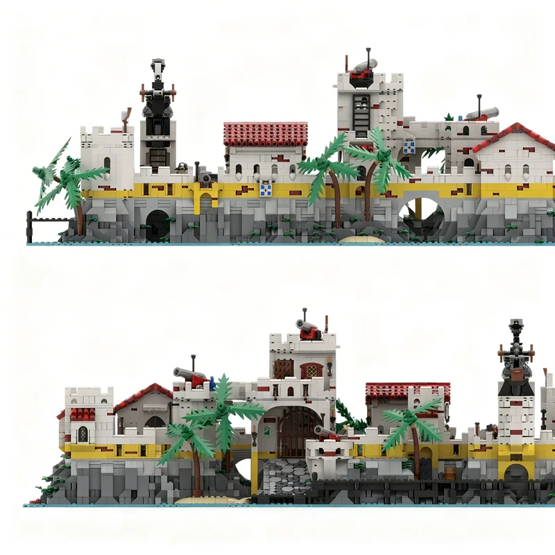 2693pcs MOC Expansion Bundle 2 Eldorado Fortress Pirates Model Building Blocks Christmas Gift Construction Birthday Creative - view 4