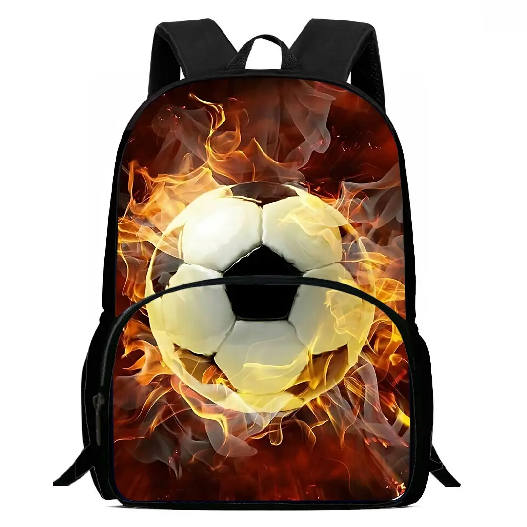 Fußball Sport Wettbewerb Kinder Rucksäcke Junge Mädchen Student Geburtstag Geschenk Kind Schule Taschen Kapazität Camping Langlebig Rucksack