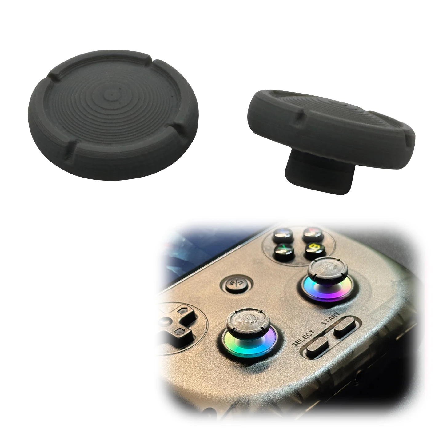 

RG477M Joystick Cap Replacement Part for ANBERNIC RG406V/RG406H/RG476H Gaming Console PLA Repair and Modification Parts 2PCS