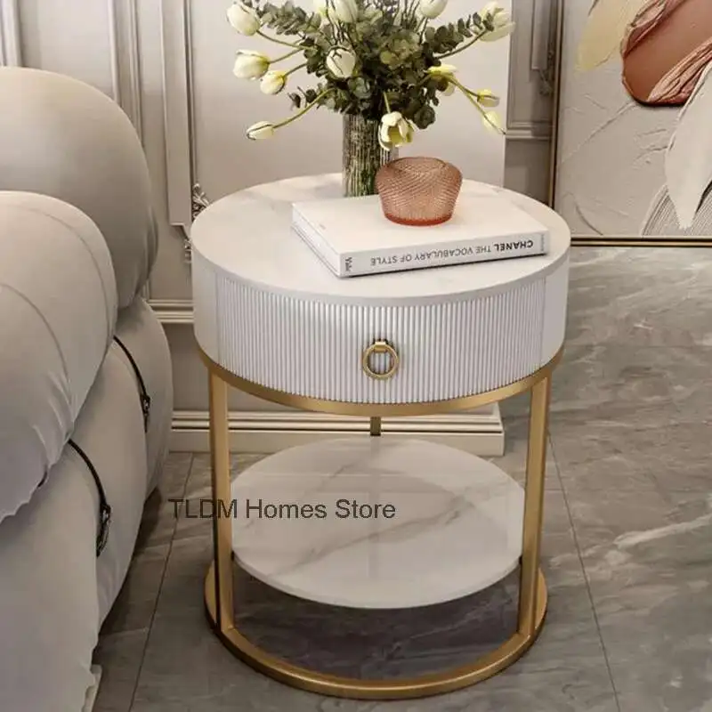 

Luxury coffee table, modern white sofa, side storage corner, marble gold frame table, dressing table, De Chevets Japanese