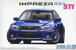 Aoshima Static Assembled Car Model Toy 1/24 Scale For GRB Subaru Impreza WRX STI 2010 Car Model Kit 05834/05875