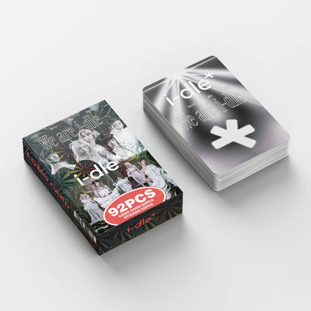 92 Stück Kopo-Karten Original GIDLE-Karten I-DLE Return Album Wir sind idle Fotokarten LOMO-Karten