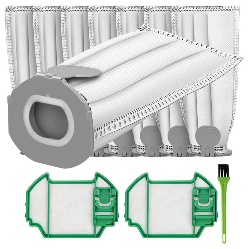 A39M アクセサリー掃除機バッグ Vorwerk VK7 用、8 個ダストバッグと 2 個フィルター Vorwerk コーボルト FP7 掃除機用