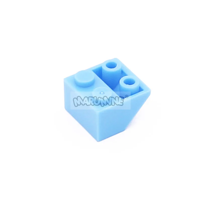 MARUMINE MOC Bricks 100PCS 2x2 45 Inverted Slope Classic Building Blocks Kit Compatible with 3660 City House Roof Accessories image 3