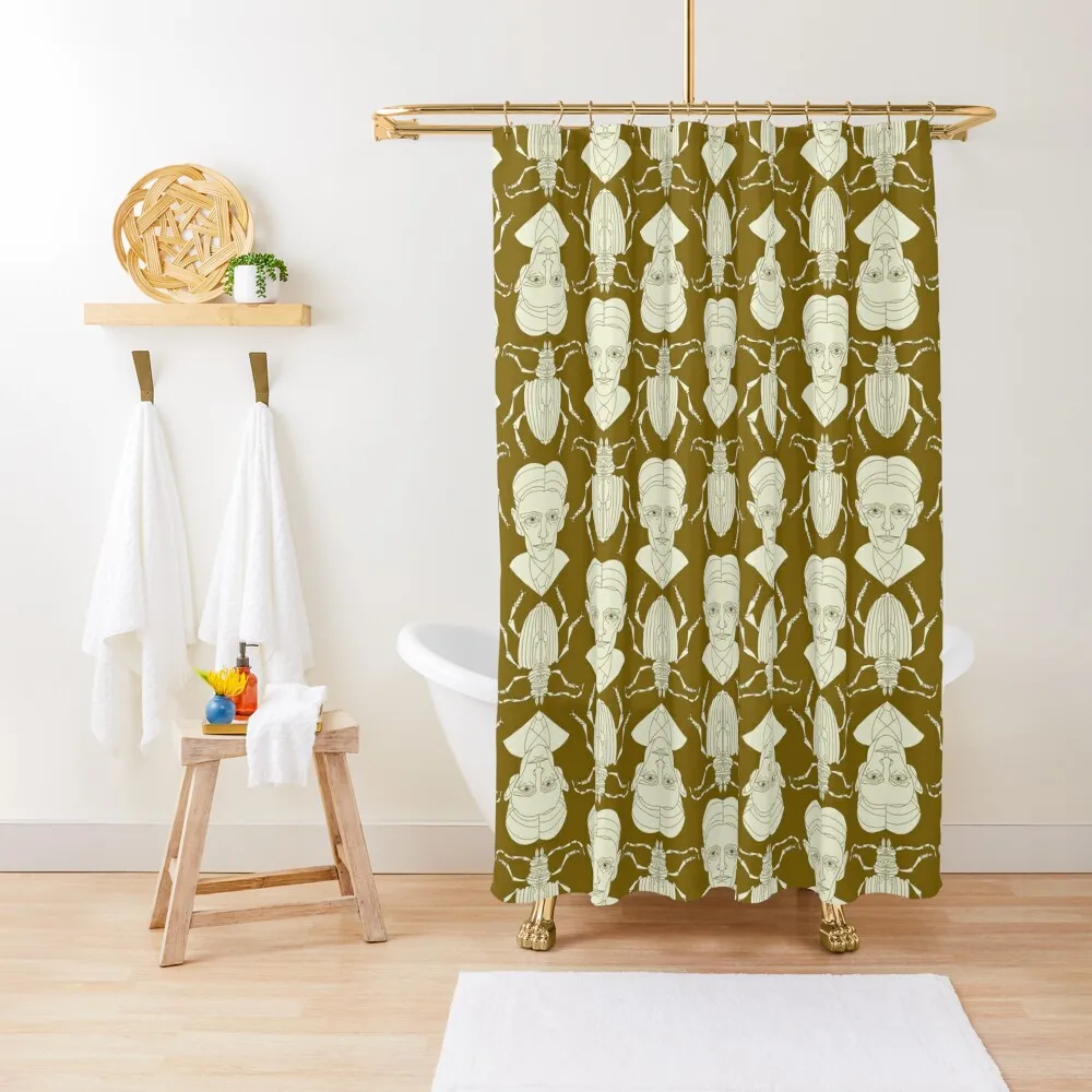 

Franz Kafka - Metamorphosis Wall Paper Shower Curtain Funny Shower Bathroom Showers Waterproof Bathroom Shower Curtain