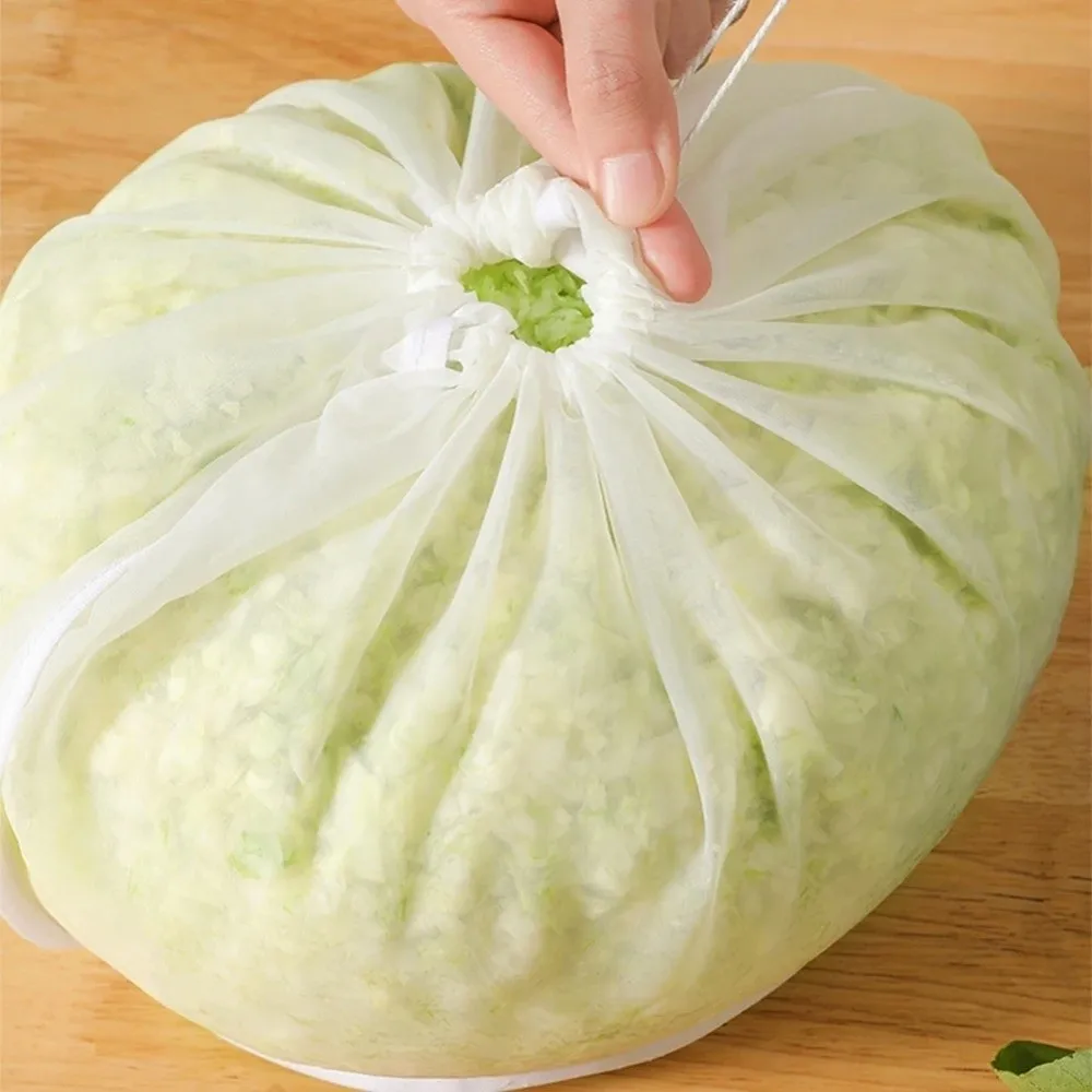 

New Bowl Shape Cheese Cloth Bag Reusable with Closed Edges Mesh Bag Fine Mesh Cheesecloth Bags Kitchen Gadget