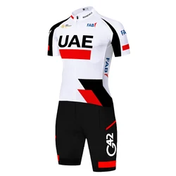 2026 UAE triathlon skinsuit bretele ciclismo masculino cycling jersey maillot velo homme 자전거 의류 wielren kleding heren 자전