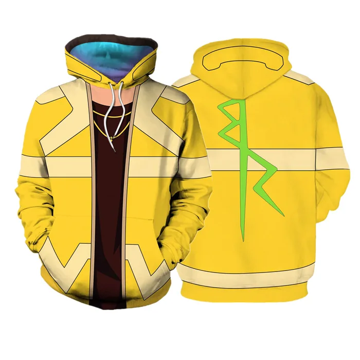 Cyberpunk Game Male Lead David Cosplay Anime Costume Jacket Full Set Student Hoodie Printed Hoodie 3D Printed Jumpsuit