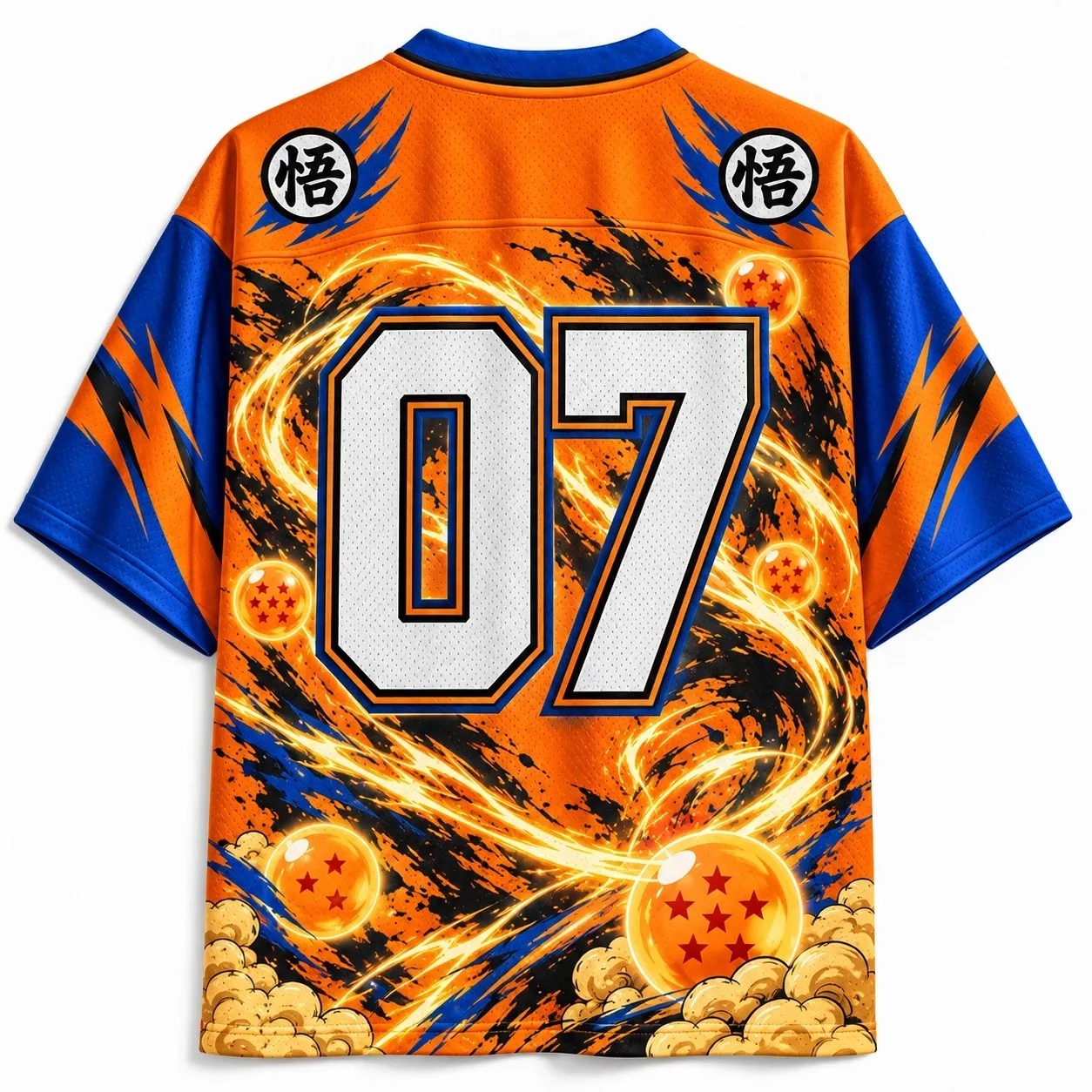 Bestselling New Wukong Multi Form Double-sided Printed V-neck Street Size Loose Quick Drying Sports Jersey Style Family T-shirt