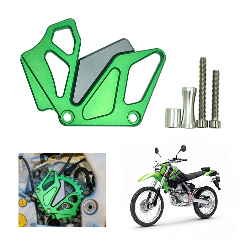 For Kawasaki KLX250 Motorcyle Gear Protector Cover KLX 250 2013-2023 2022 2021 2020 Front Sprocket Chain Guard Cover Accessories