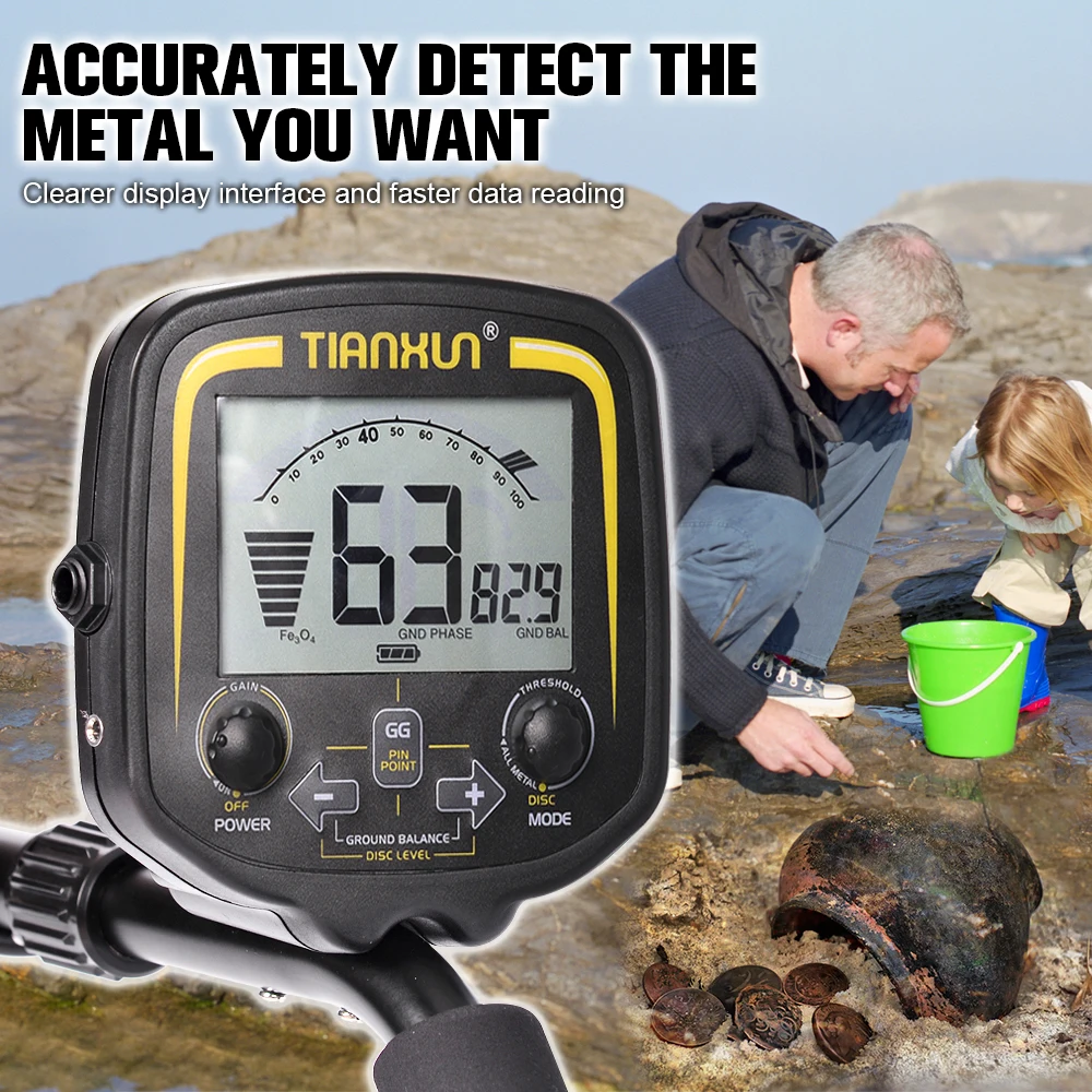 TX-850 Metal Detector professionale profondità sotterranea 2.5m cercatore di ricerca rilevatore d\'oro cacciatore di tesori rilevamento cercatore