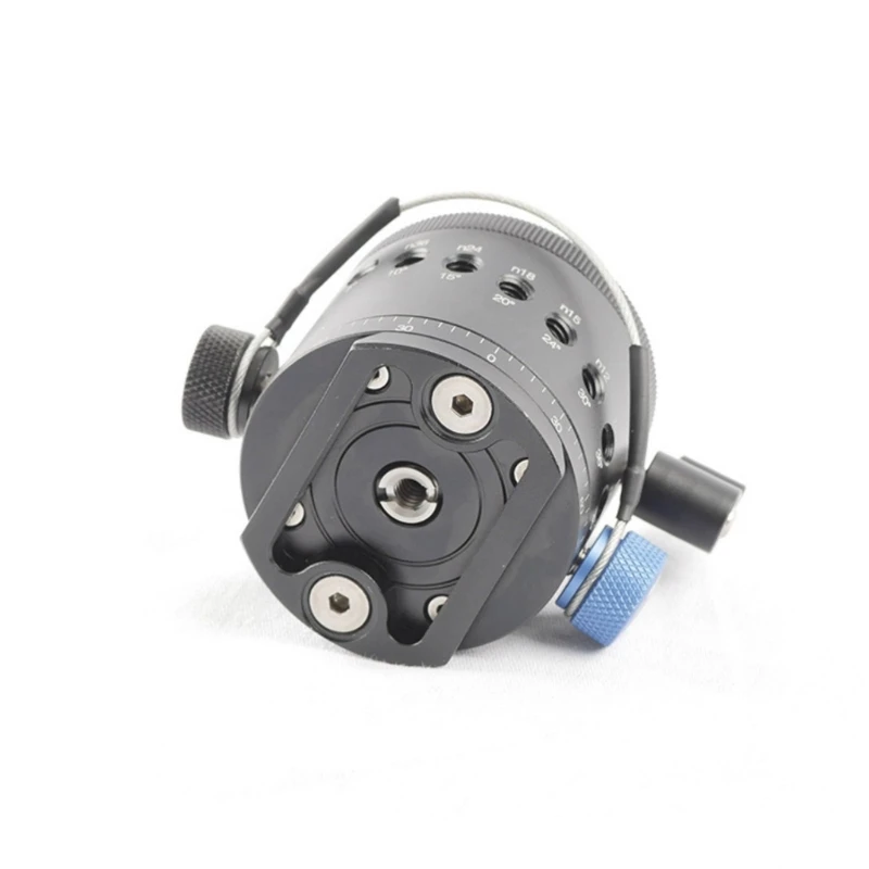 

Алюминиевая панорамная головка штатива для точного сшивания фотографий, панорамные индексируемые вращатели, 10 индексируемых