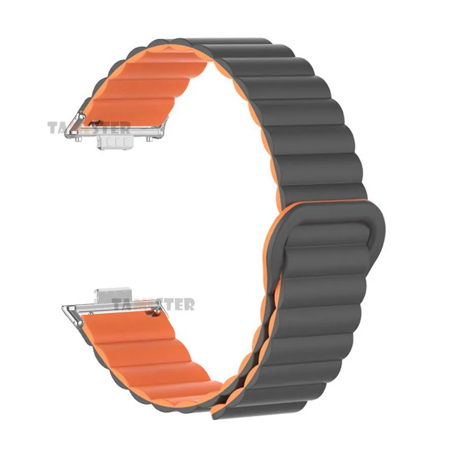 Silicone Magnetic Loop Strap For Huawei Watch Fit 3 Watchband Adjustable Bracelet For Huawei Fit 3 Wristband Correa Accessories