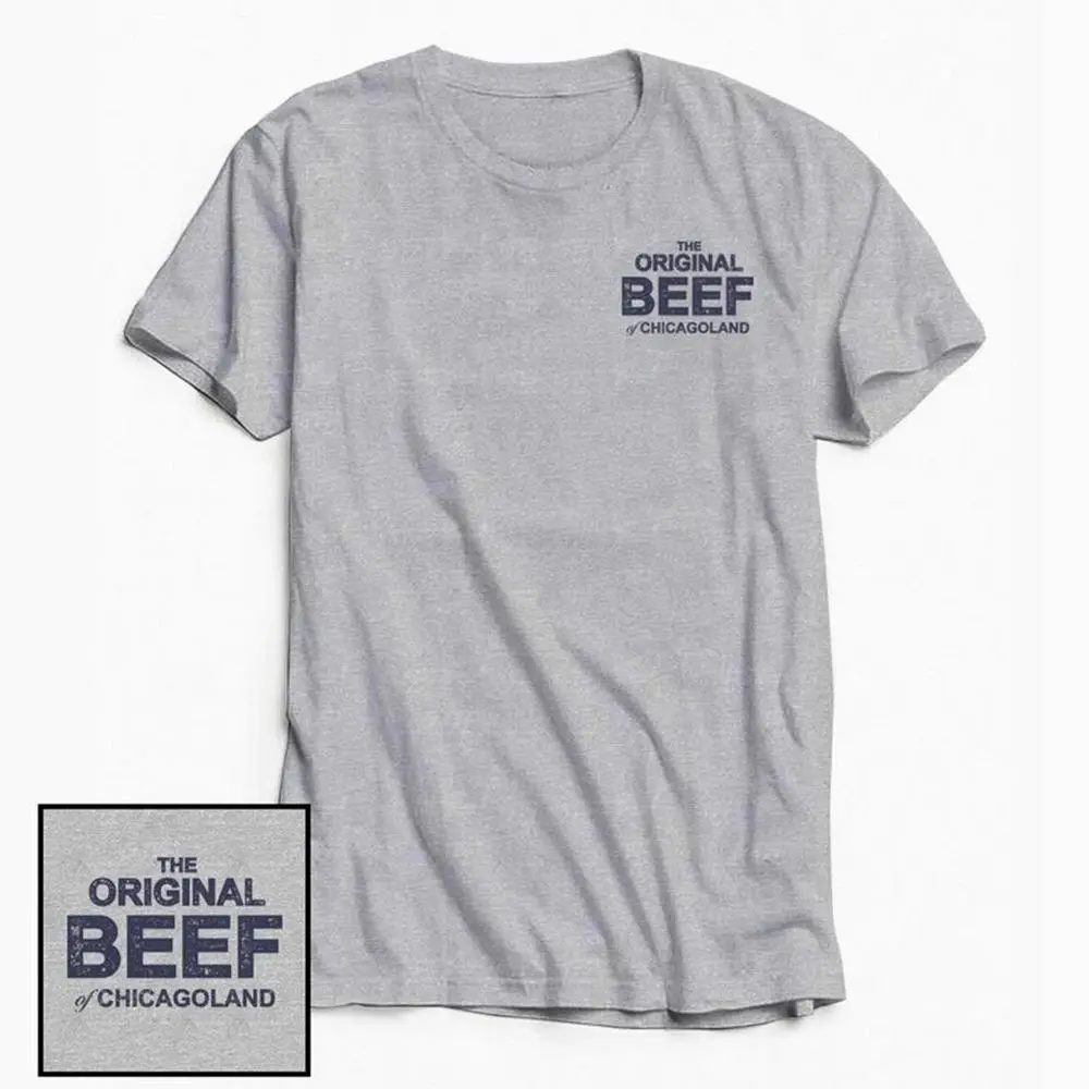 The Original Beef of Chicagoland T-Shirt TV Show The Bear Shirt Richie Carmy Beef Sandwich Shop Pocket Graphic Tee Trendy Tops