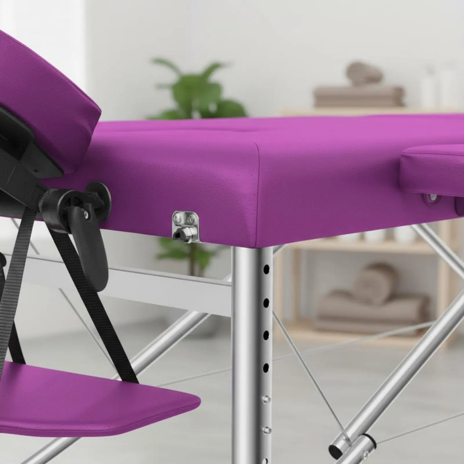 Portable Massage Bed Sturdy Duty Folding Treatment Table Portable Physical Treatment Bed Padded Padding for Estheticians, Spa