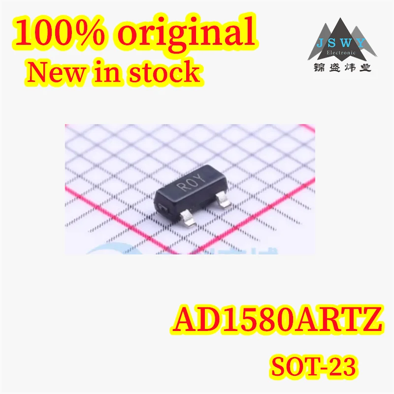 (5/50PCS) AD1580ARTZ AD1580ARTZ-REEL7 SOT23 ROY voltage reference chip fixed output 100% spot new original