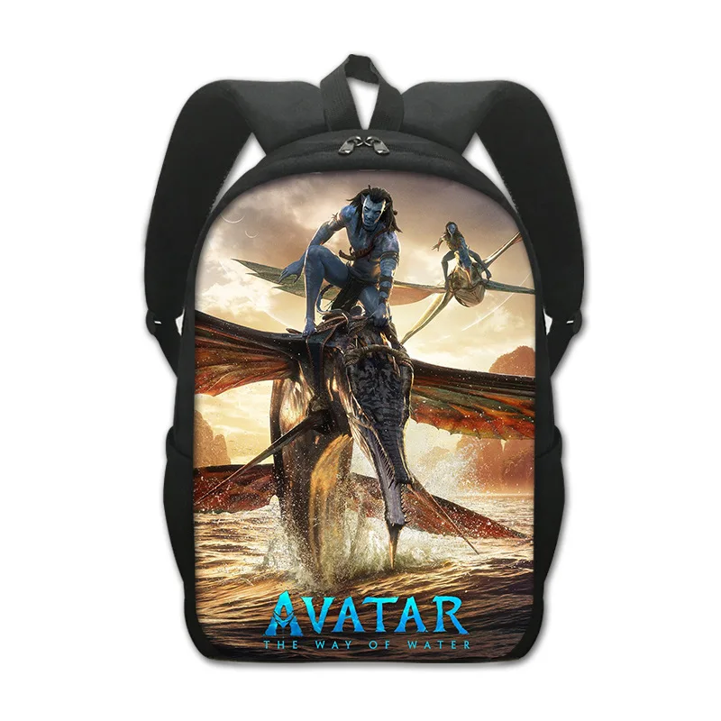 Movie Avatar The Way of Water 3D Backpack Cartoon satchel Rucksack Kindergarten Travel Leisure Bag for Women Kid Bookbag