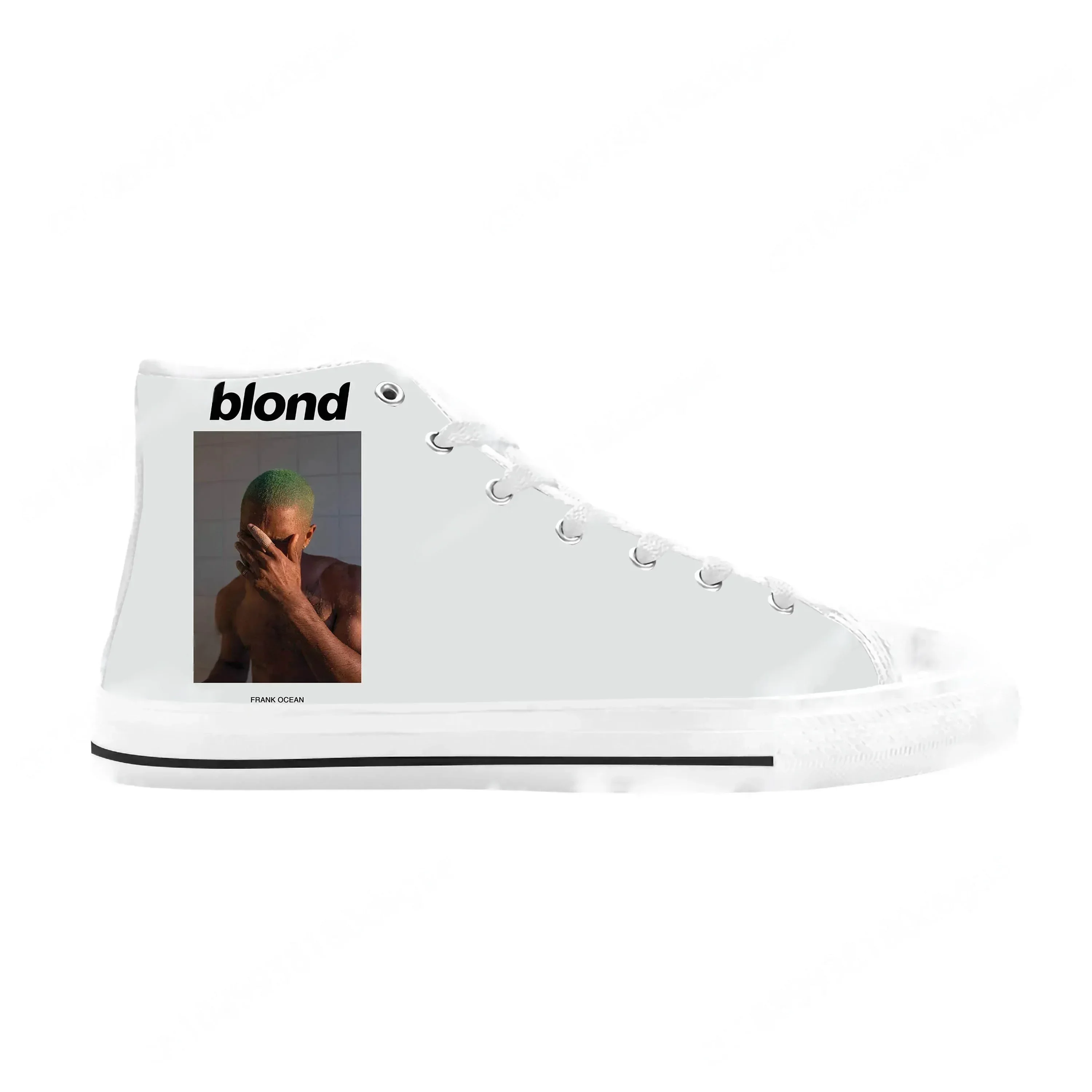 Oceans Blond Blonde Music Singer Album Frank Cool Casual Cloth Shoes High Top Comfortable Breathable 3D Print Men Women Sneakers