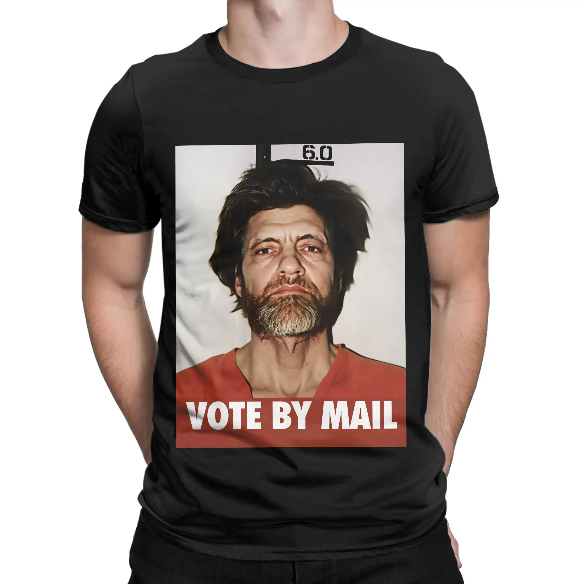 Ted Kaczynskis  Pure Cotton T Shirt For Men Summer  Y2K Funny T-Shirts Crewneck Hippie Tees Oversized Dropshipping Tops