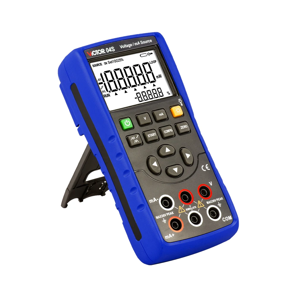 Victor 04S Voltage Current Signal Generator High-Accuracy 25mA Analog Output Industrial Simulate Meter Digital Source Calibrator