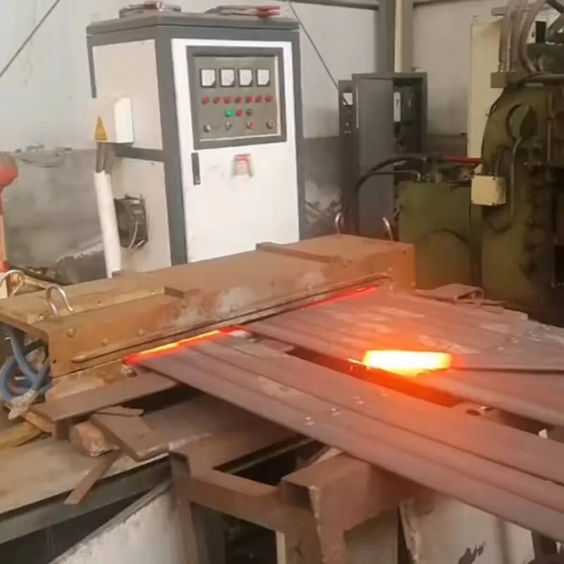 Steel Rod Partial Heating Portable Low Frequency Induction Forging Machine For Hot Forming