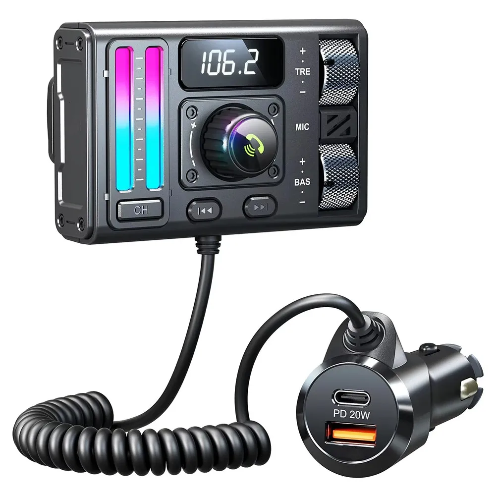 

Wired & Wireless Car Music Player with 5 3 Technology and Noise Cancellation Features for a Superior Experience