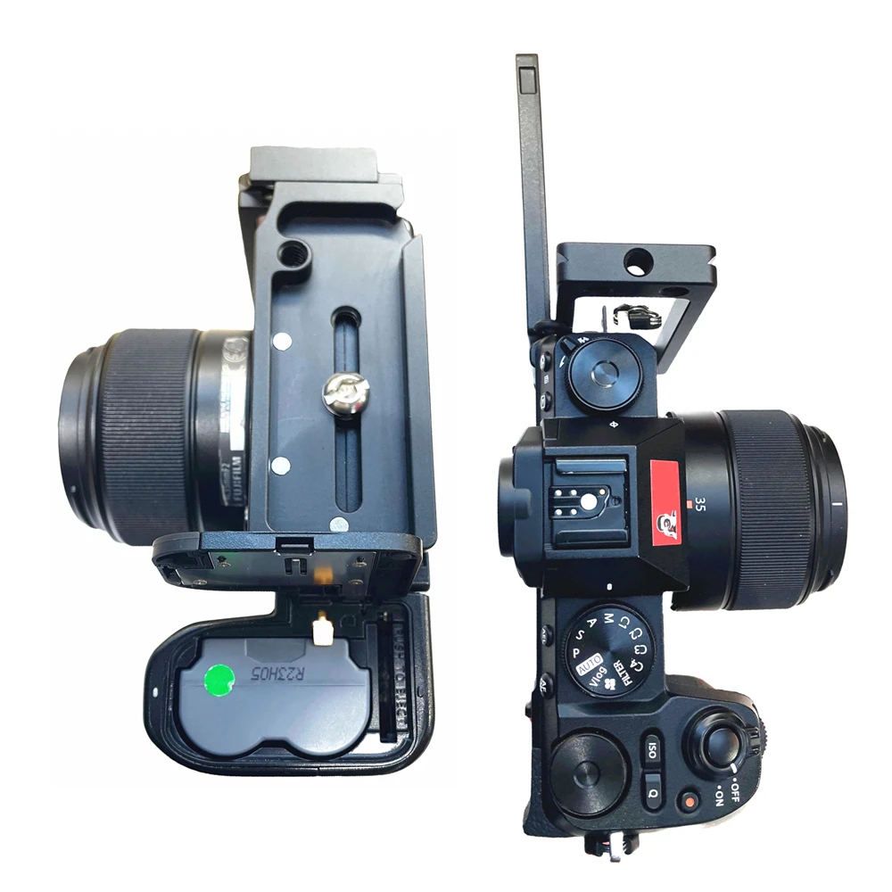 X-S20 Cable Lock Quick L Plate Tripod Holder for Fujifilm XS20 Fuji Mirrorless Camera  Live Streaming Tethered Shooting