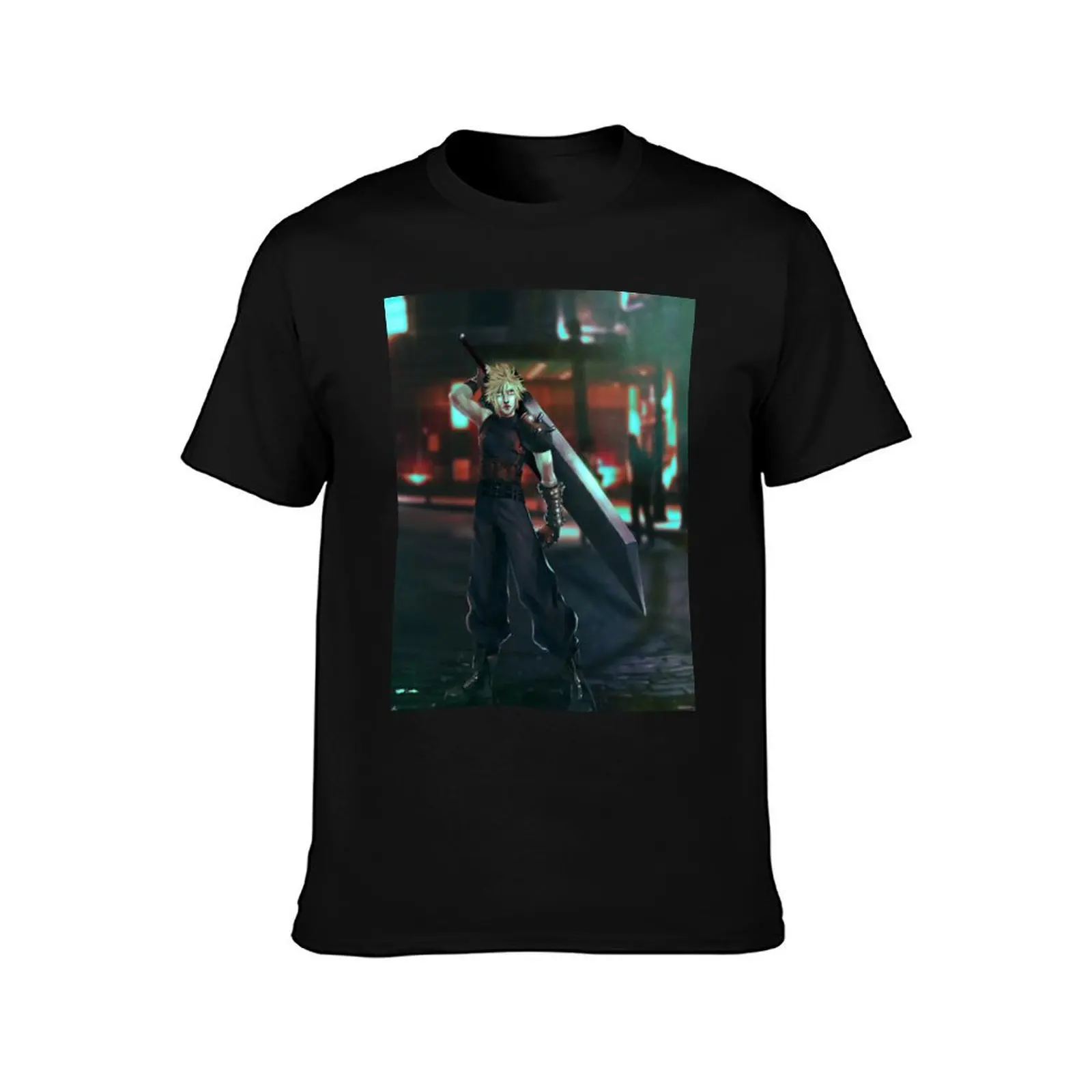 Cloud Strife T-Shirt Christmas Theme Tee Top T-Shirt