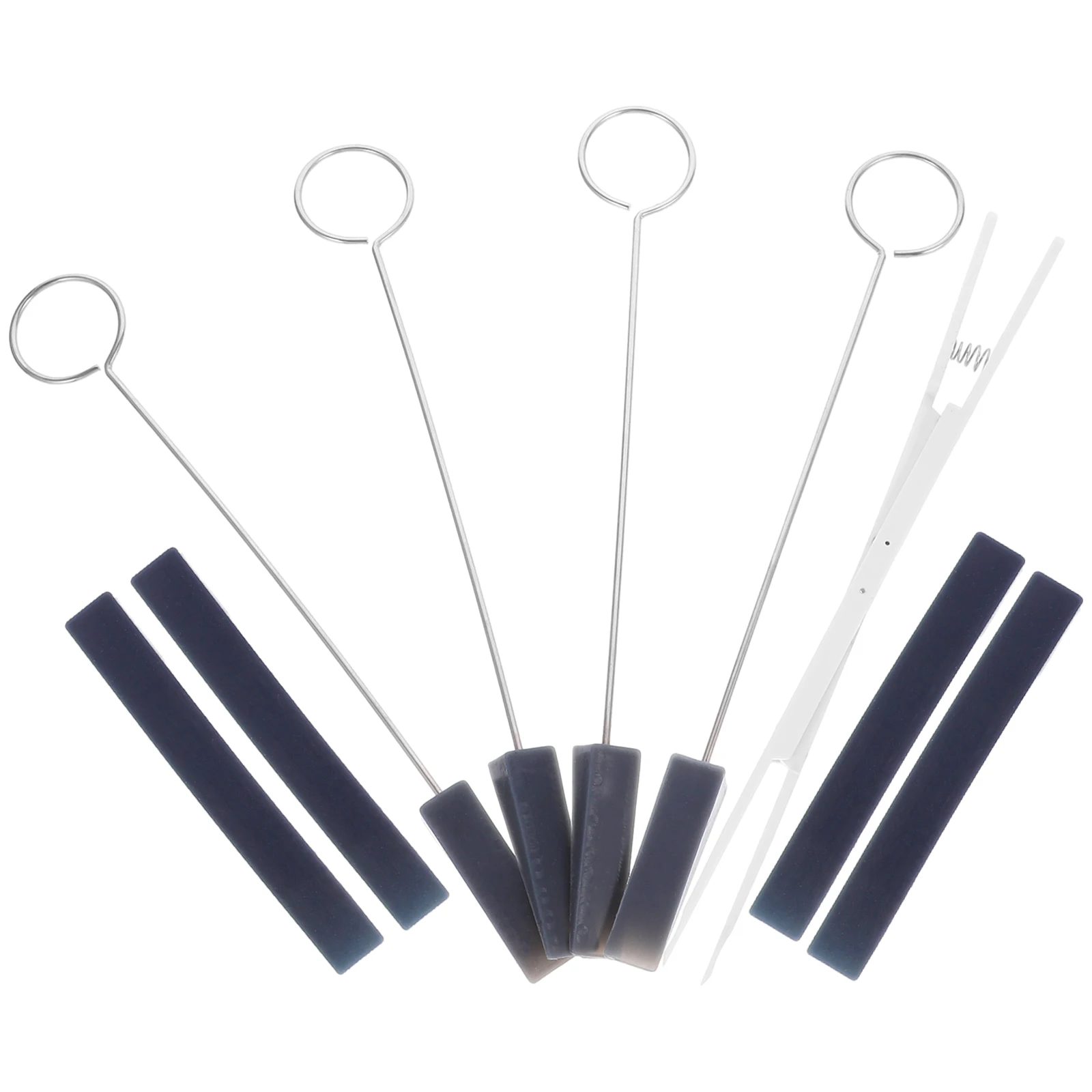 

Piano Accessories White Mute Clamps Blue Rubber Piano Tuning Tool Professional Supply Musical Instrument Parts Keyboard