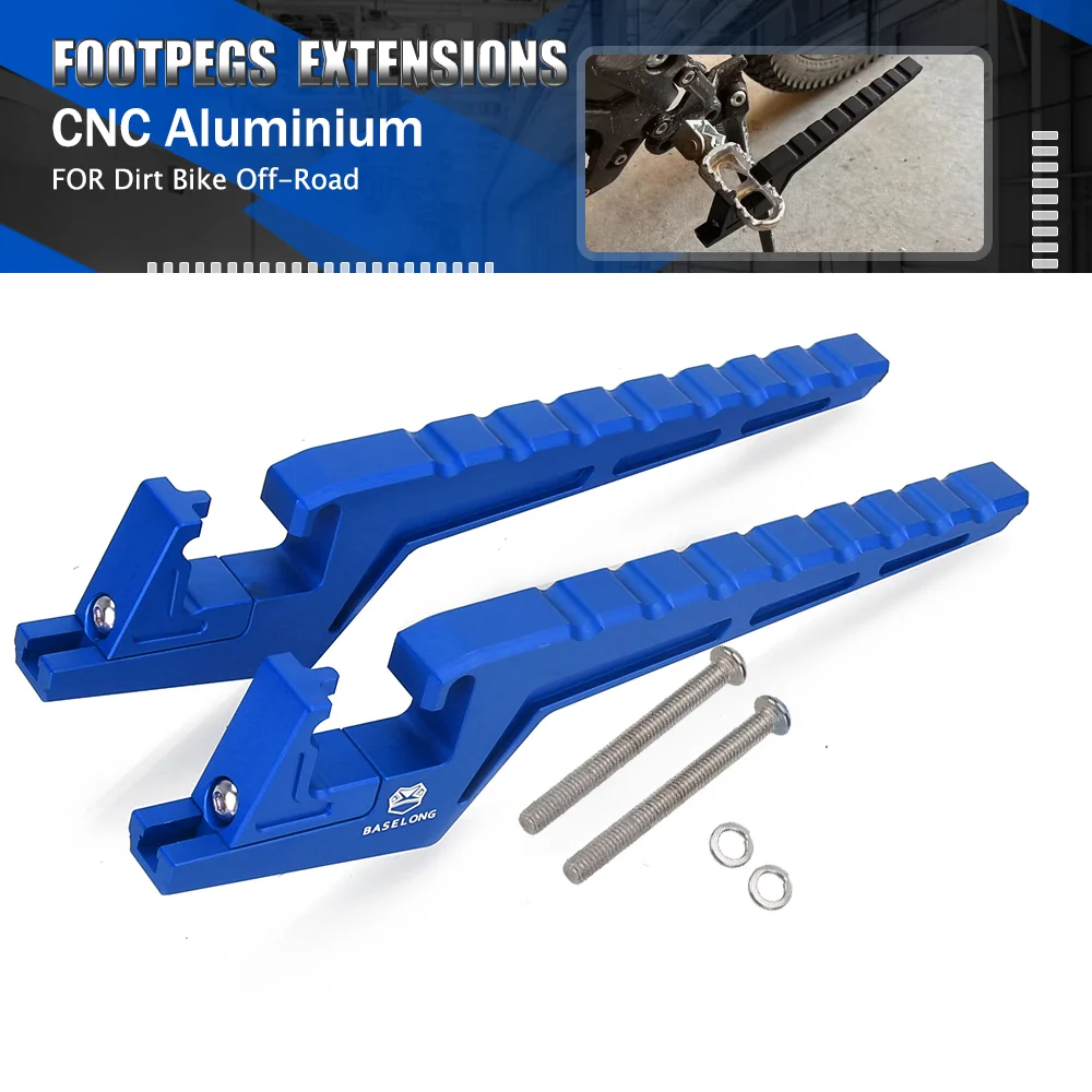 

For KTM 125 200 250 300 380 400 450 520 525 MXC 2000-2001-2002-2003-2004-2005 Passenger Footpegs Extensions Footpegs Off-Road