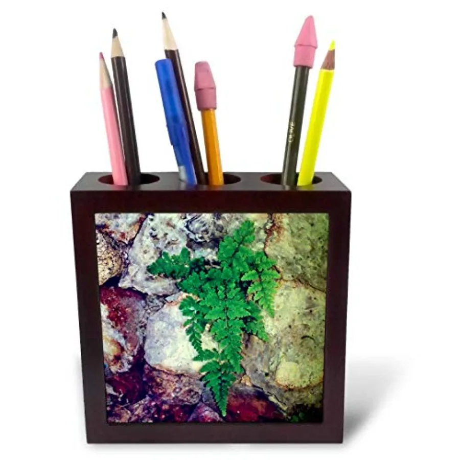 

Tile Pen Holder - Fern and Geodes - 5-inches ph_291752_1