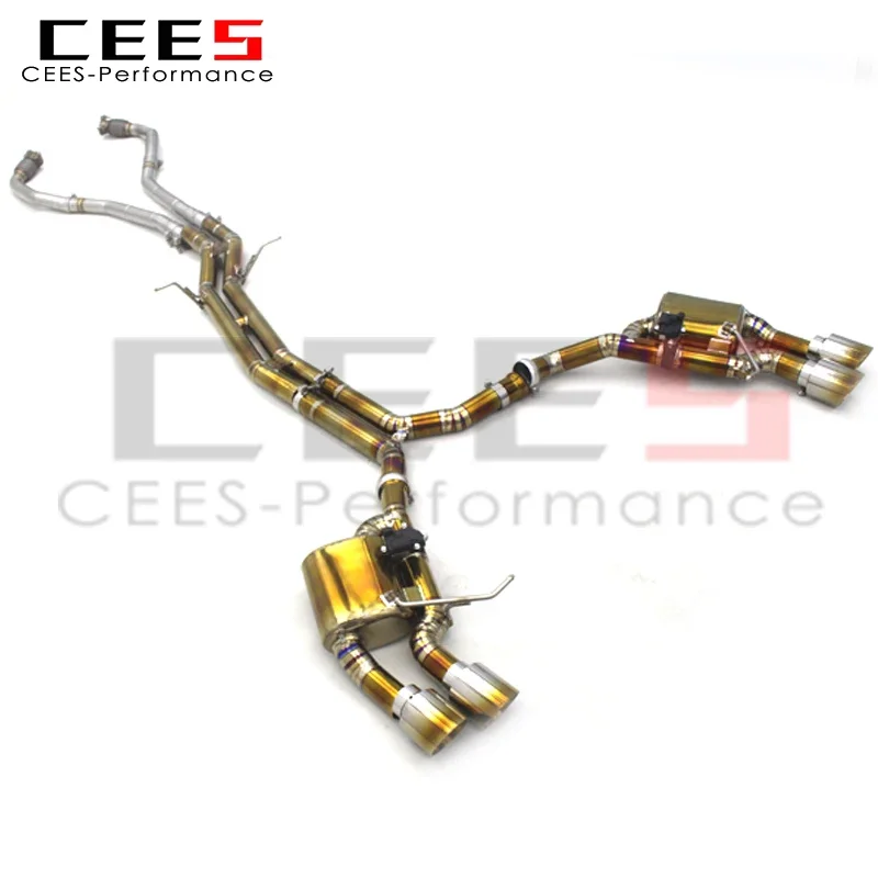 CEES Catback Exhaust System Valvetronic Performance Exhaust Pipe for Porsche Macan 3.0T 2014-2023 with Muffler