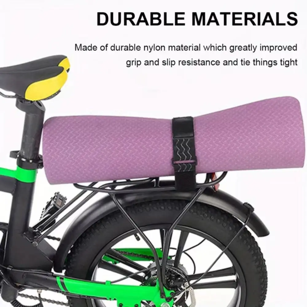NEW with Anti-Slip Strips Elastic Straps Adjustable Multipurpose Bundling Straps Reusable Fastening Securing Tape Cable