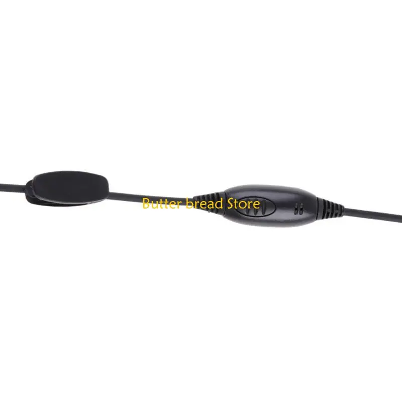 W89C Covert Acoustic Earpiece Headset Mic with PTT for Kenwood Radio TK UV-5RE UV-5RE+Plus UV-5RC UV-B5 UV-B6 BF-K5 2Pin
