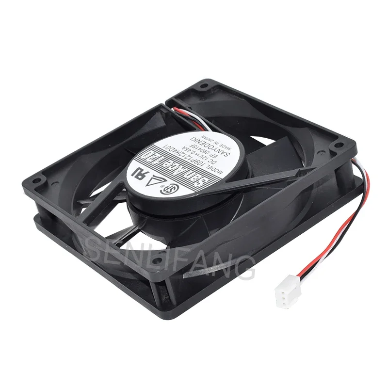 

For SANYO 109P1212H4D01 DC 12V 0.45A 120x120x25mm 3-Line Square Cooling Fan