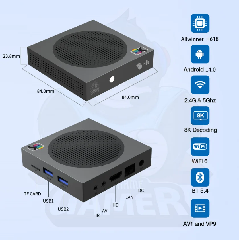 G8 Max Game TV Box 2G RAM 64G  - огляд і ціна Home Cinema Google