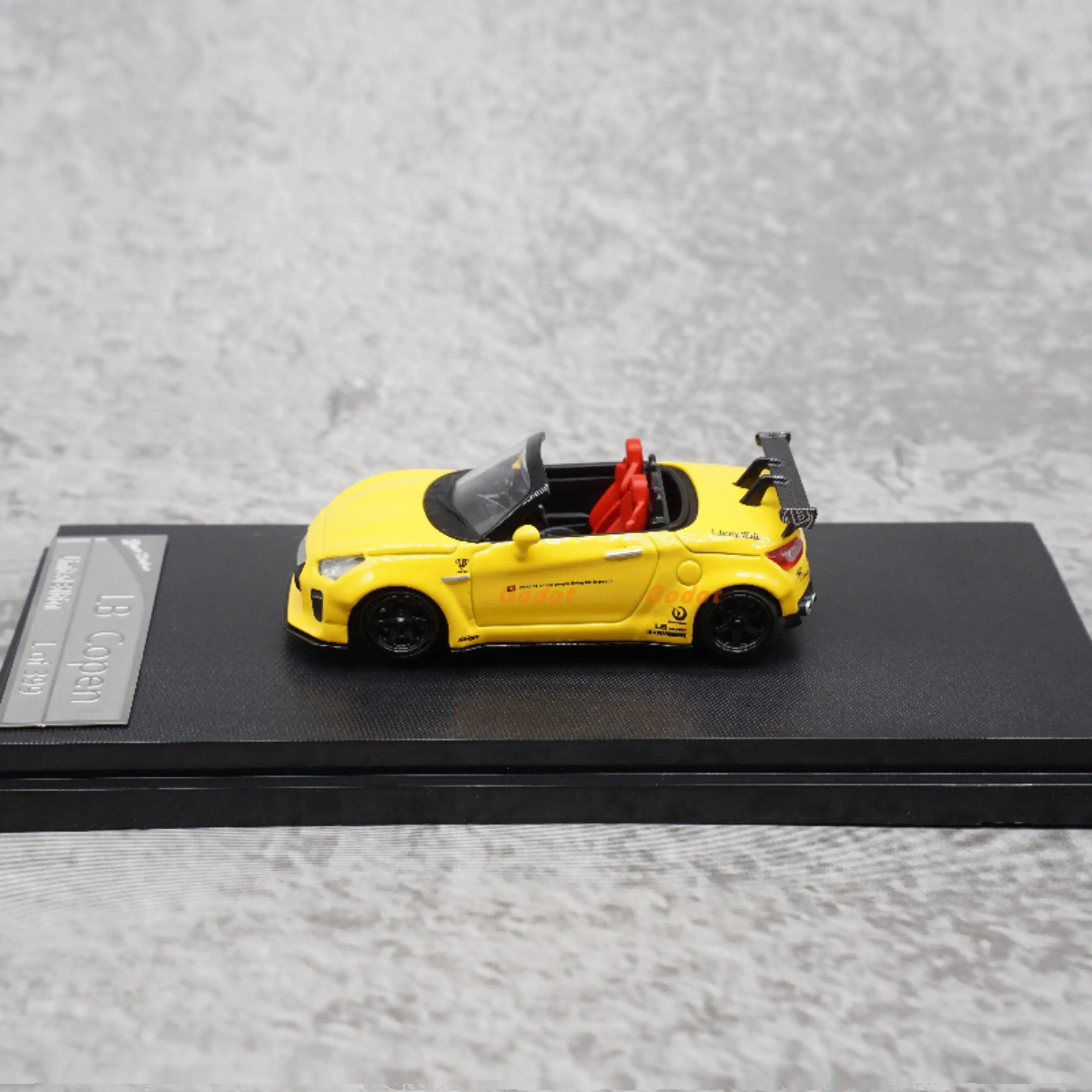 1:64 Nissan GTR LB Copen LA400 GT-K alloy model car decoration