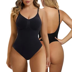 Backless Bodysuit for Women Tummy Control Shapewear Seamless Sculpting Body Shaper Thong Tank Top Shaper Slimming for Underwear